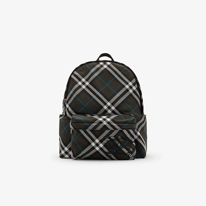 burberry check nylon backpack